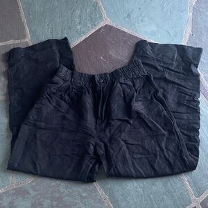 Madewell Black Elastic Waist Pants